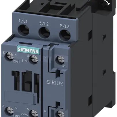 Leistungsschütz Siemens SIRIUS 3RT2 S0 230VAC 3L 32A (+1S/1Ö) Schraubklemmen 