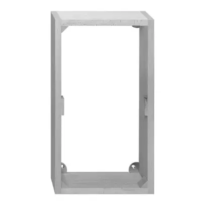 Quadro di montaggio AP FLF 5×5 legno duro laccato 