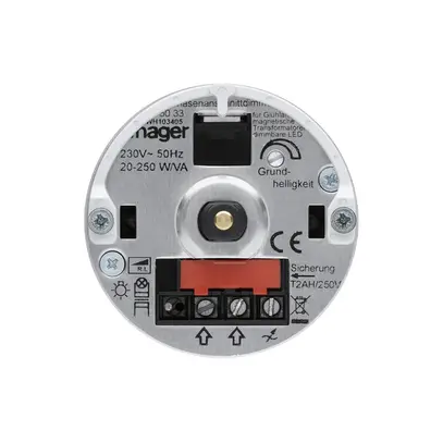 Inserto varialuce universal Hager taglio di fase con LED 