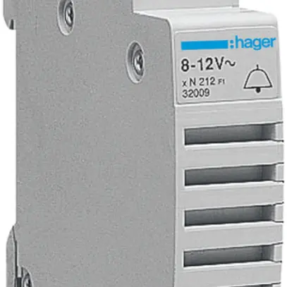 Suoneria INS Hager 230V AC 85dB 1UM grigio chiaro 