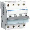 Disgiuntore Hager MCB 4P 415V B 25A 6kA 10kA 4UM 