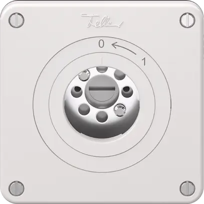 Contatto rotativo NEVO, senza cilindro, KS, 0 <- 1, bianco 