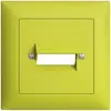 Kit frontale EDIZIOdue lemon 88×88mm 2×RJ45 