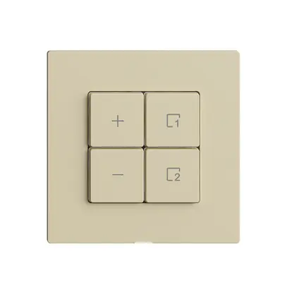 Comando per dimmer 1c scena/4t Edue Wiser vanille 