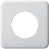 Abdeckplatte basico II Ø58mm weiss 