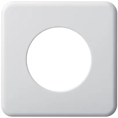 Abdeckplatte basico II Ø58mm weiss 
