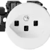Steckdose FH T23 16A weiss Einsatz mit Steckklemme zu AP-X-Komb 