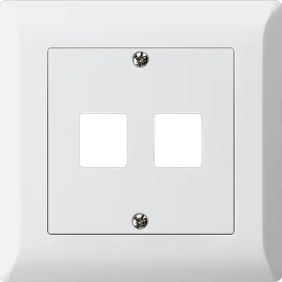 Kit frontale INC HMS kallysto.line per 2 moduli bianco 