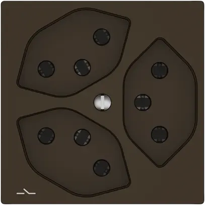 Presa EDIZIO.liv SNAPFIX® 3×T13 1×S ma 