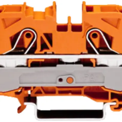 Morsetto di passaggio WAGO Top Job-S 10mm² 2L arancione serie 2010 