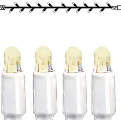 Ghirlanda luminosa System LED Extra, 5m, bianco, 4W, 50 LED, bianco caldo 