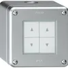 Pulsante per tapparelle AP robusto IP55 alluminio con 4 tasti di comando 
