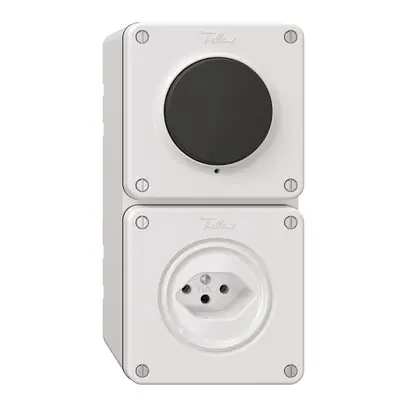 Combinaison NAPU NEVO, 2×1, 1×Sch 3/1 L / 1×type 13, blanc 