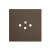 Frontplatte EDIZIOdue T12 coffee für Steckdose 