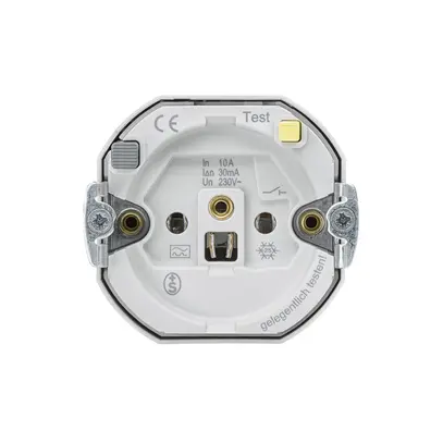 Inserto per presa Hager montaggio E 10A FI 30mA 