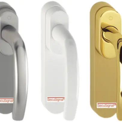 Poignée de fenêtre RF Omnio alu sans batterie 