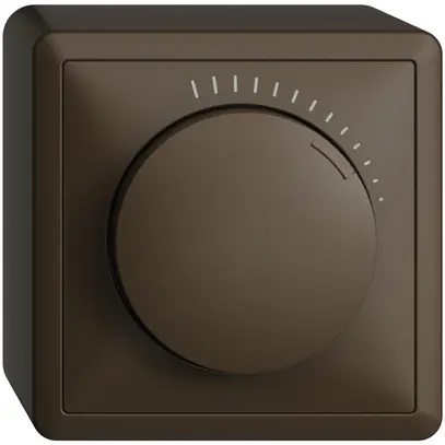 Régulateur de vitesse AP EDUE 230VAC, 1 phase, 20…400VA, 74×74mm, coffee 