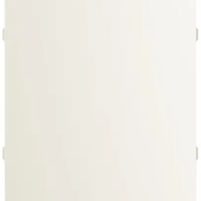 Capot central ABB-Tenton, pour contrôleur bas, blanc studio mat 