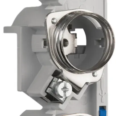 Zoccolo per fusibile Weber, DIII, 500V, 63A, spessore di barra collettrice 10mm 