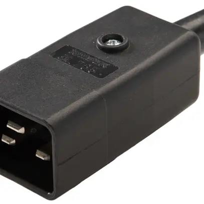 Fiche d'appareils type C20 (I) ELBRO 16A 230VAC droit max.70°C noir IP20 