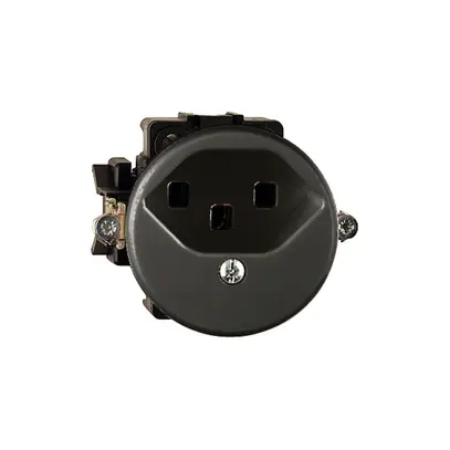 Presa INC FH T23 16A nero morsetti a vite 