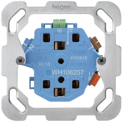 Interno per presa Hager 2×T13/23 1×S F 