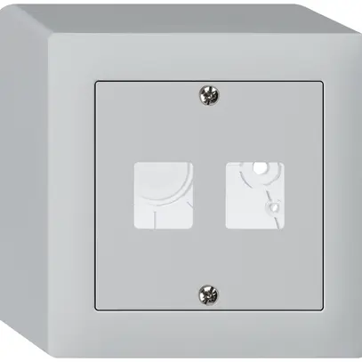 Kit frontale AP kallysto Q per 2 moduli grigio chiaro 