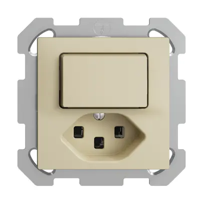 Combinaison ENC 6/1L+T23 16A EDIZIOdue vanille 