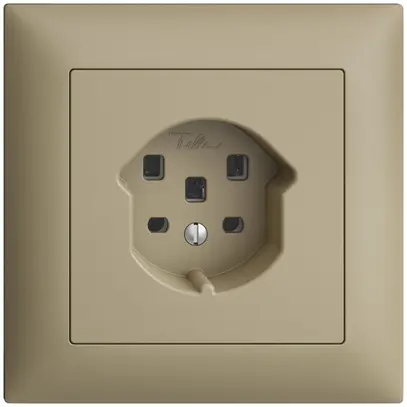 Prise ENC EDIZIOdue T25 16A sand, avec bornes enf. 