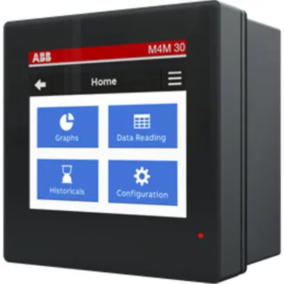 Analyseur de réseau INC ABB M4M 30 ETHERNET, ModbusTCP/IP, BT, 4DI/4DO 