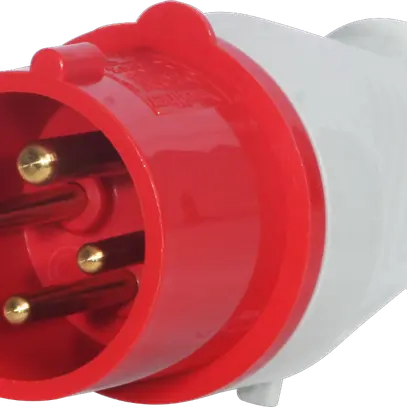 Spina Walther CEEtyp 16A 3LPE 6h 400V rosso Ø58/68×147mm IP44 
