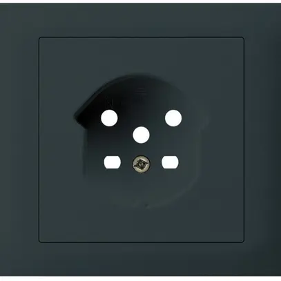 Kit frontale INS kallysto per presa INS G3 1×T15 telaio avvitabile nero 