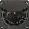 Prise FI NEVO N.CO, 30mA, type 23, bornes de raccordement pour prises supp. noir 