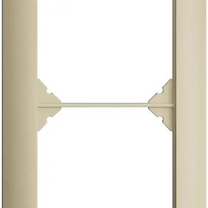 Abdeckrahmen EDIZIOdue 1×2 vanille 