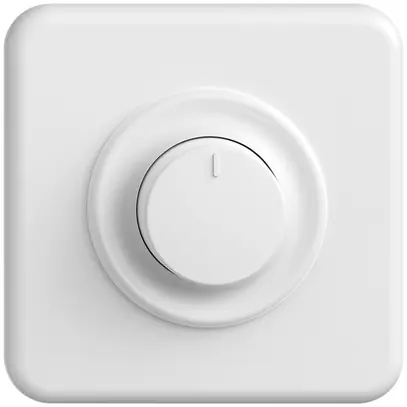 Regolatore INC STANDARDdue 20…300W ritardo di fase discendente bianco 