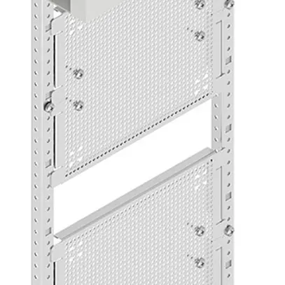 Montant avec plaque de montage SE Pragma 5 rangées 1×DIN/4×media 