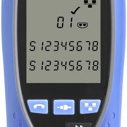 Multimedia-Kabeltester VDV II RJ11/RJ12/RJ45/F-Anschluss 