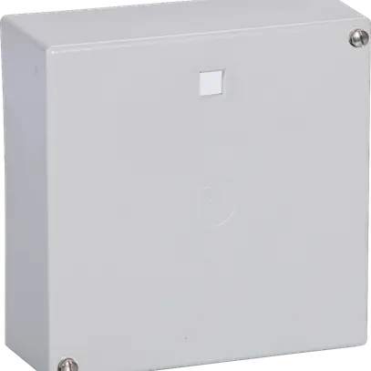 Boîte de dérivation AP Woertz vide 160×160×62mm gris clair 