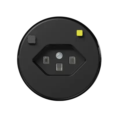 Presa FI INC CLASSIC E T23 30mA, shutter, nero 