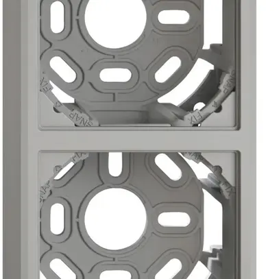 En-tête AP EDIZIO.liv SNAPFIX® 2×1 pour combinaisons au choix gris clair 