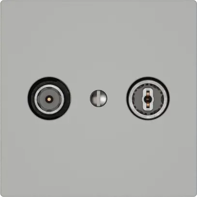 Presa antenna TV-R EDIZIO.liv SNAPFIX® presa di passaggio 15dB grc 