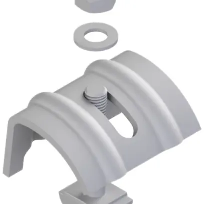 Crampon pour poutrelle Lanz M10×55mm zingué 