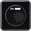 Kit frontal ENC BASICO noir pour thermostat d'ambiance plancher chauffant 