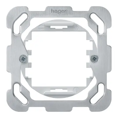 Anneau de fixation Hager kallysto KNX avec plaque de fixation 77×77 mm 