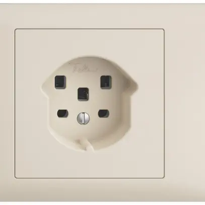 Presa INS EDIZIOdue T25 16A crema 53mm con morsetti innest. 