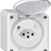 Presa FI AP robusto T23 30mA bianco 