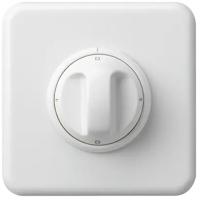Interruttore rotativo INC basico 0/1L bianco 