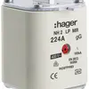 Fusibile HPC Hager DIN2 400VAC 224A gG/gL segnalatore centrale inossidabile 