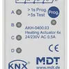 Attuatore riscaldamento KNX AMD MDT AKH-0400.03 4-can 0.5A 24…230V 2UM 
