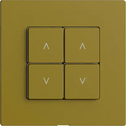 Commande pour interrupteur stores 2c/4t Edue Wiser olive 